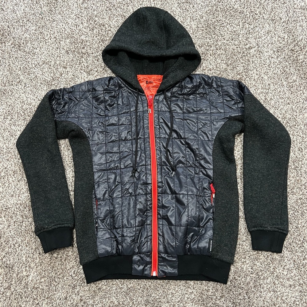 Cotopaxi Kusa Hybrid Llama Polartec Fleece Hoody Puffer Jacket Womens XS Outdoor